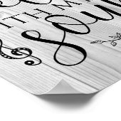 クリスチャンの歌それが私の魂のタイポグラフィに良い ポスター (角)