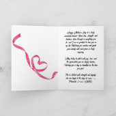 クリスチャンの母の日のカード カード (内部)