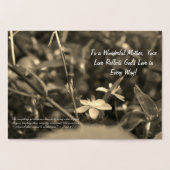 クリスチャンの母の日カード 箔カード (内部)