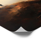 クリスチャンの水の色の壁の芸術主は私の小屋 ポスター (角)