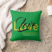 クリスチャンの無条件の愛 クッション (ブランケット)