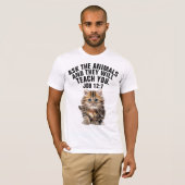 クリスチャンの猫Tシャ頼ツ、動物 Tシャツ (正面フル)