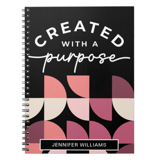 クリスチャンの目的のノートで作成 ノートブック (正面)