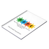 クリスチャンの神自殺予防カスタム ノートブック (左側)