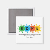 クリスチャンの神自殺予防カスタム マグネット (正面/裏面)