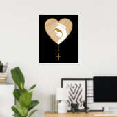 クリスチャンの聖なる念珠 ポスター (ホームオフィス)