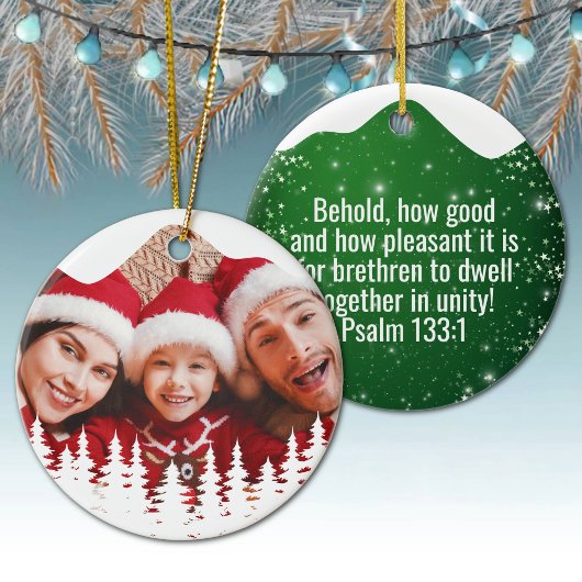 クリスチャンの聖書 神聖な一節 ⛪️ 🎄 セラミックオーナメント