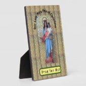 クリスチャンの聖母救済マリー フォトプラーク (側面)