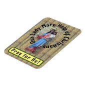 クリスチャンの聖母救済マリー マグネット (左側)