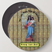 クリスチャンの聖母救済マリー 缶バッジ (正面&裏面)