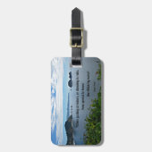 クリスチャンの自然引用文 ラゲッジタグ (正面縦)