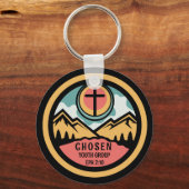 クリスチャンの若者 キーホルダー (正面)