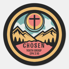 クリスチャンの若者 ラウンドシール