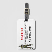 クリスチャンの荷物札 – 神は慈悲の贈り物を持っているかもしれない ラゲッジタグ (正面縦)
