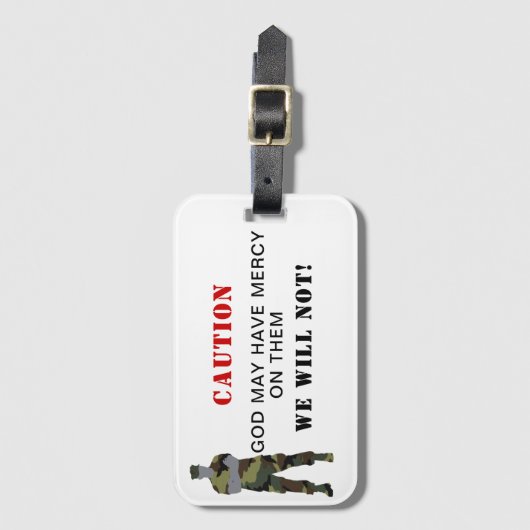 クリスチャンの荷物札 – 神は慈悲の贈り物を持っているかもしれない ラゲッジタグ (正面縦)