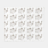 クリスチャンの賛美歌;アメージンググレース引用文 フリースブランケット (正面(横))