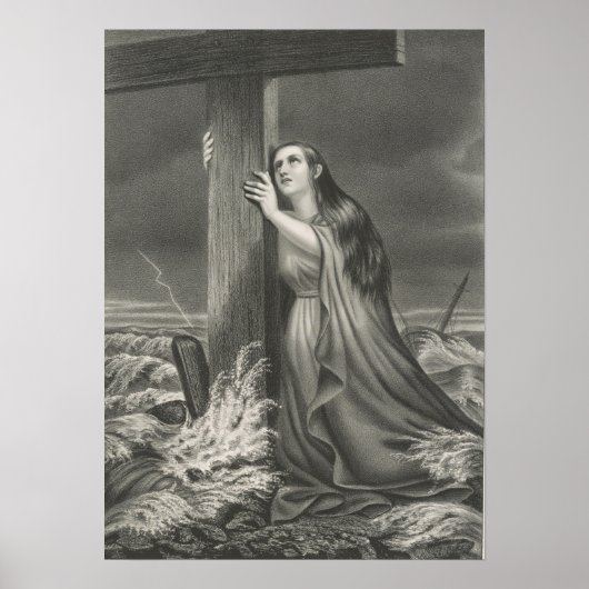 クリスチャンの避難所 – ロック・オブ・エイジ – 1868 ポスター (正面)