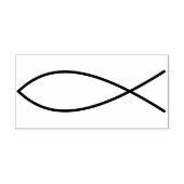 クリスチャンの魚のシンボルのアートスタンプ ラバースタンプ (インプリント)