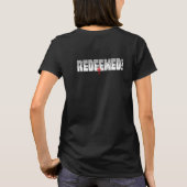 クリスチャンの黒い色を再現 Tシャツ (裏面)