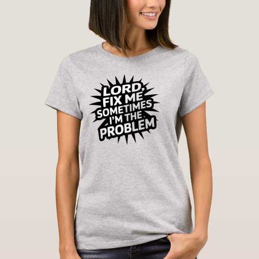 クリスチャンのTシャツ卿が私を直す Tシャツ (正面)