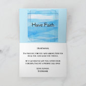 クリスチャンはすぐに元気になる カード (内部)