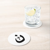 クリスチャンはっきりしたナザレーネの十字架 ラウンドペーパーコースター (インサイチュ)