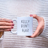 クリスチャンはイザヤ41:10黒を恐れモダンない コーヒーマグカップ