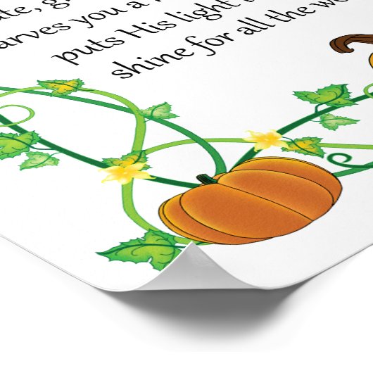 クリスチャンはカボチャのようにどうだ? ポスター (角)