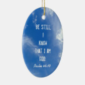 クリスチャンは今でもクリスマスの飾りを知っている セラミックオーナメント (右)