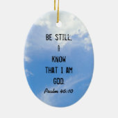 クリスチャンは今でもクリスマスの飾りを知っている セラミックオーナメント (裏面)