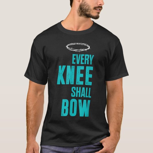 クリスチャンは全ての人がローマの聖句に従う Tシャツ (正面)