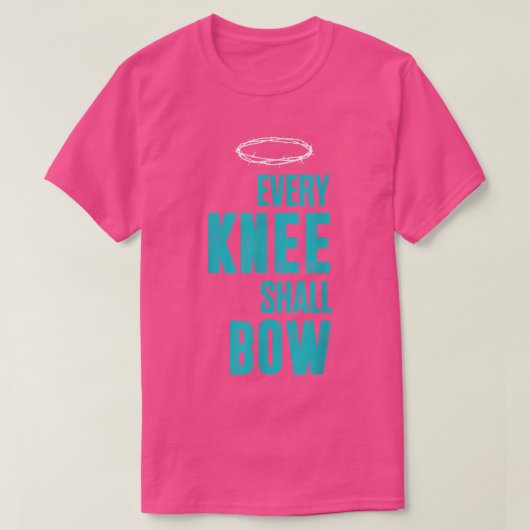 クリスチャンは全ての人がローマの聖句に従う Tシャツ (デザイン正面)