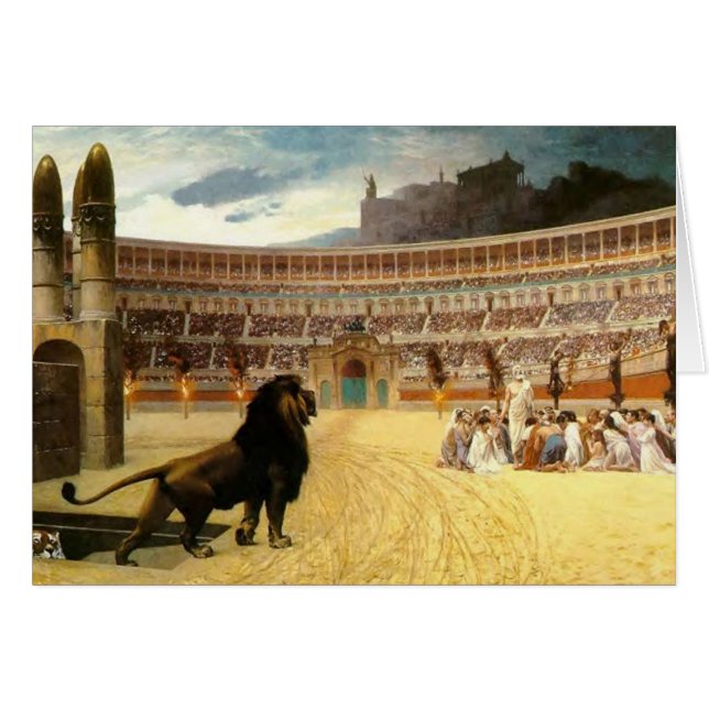 クリスチャンは最後の祈りの言葉を迫害します (正面横)