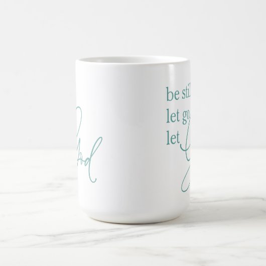 クリスチャンは神を手放す コーヒーマグカップ (中央)