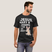 クリスチャンは私のイエスについて教えて下さい Tシャツ (正面フル)