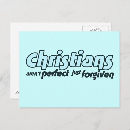 クリスチャンは許されるだけでは完璧ではない ポストカード (正面/裏面)
