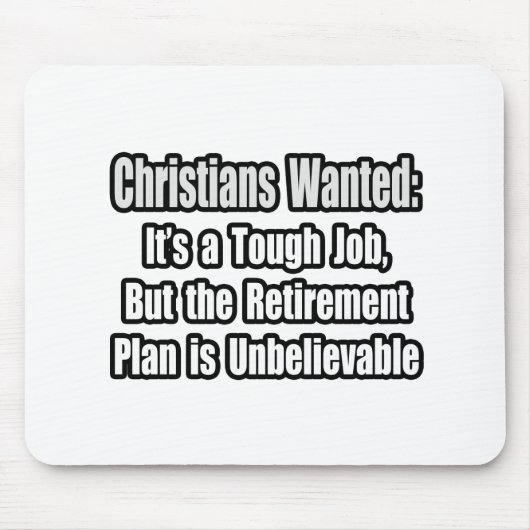 クリスチャンは… マウスパッド (正面)