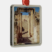 クリスチャンへの入口の眺め メタルオーナメント (右)