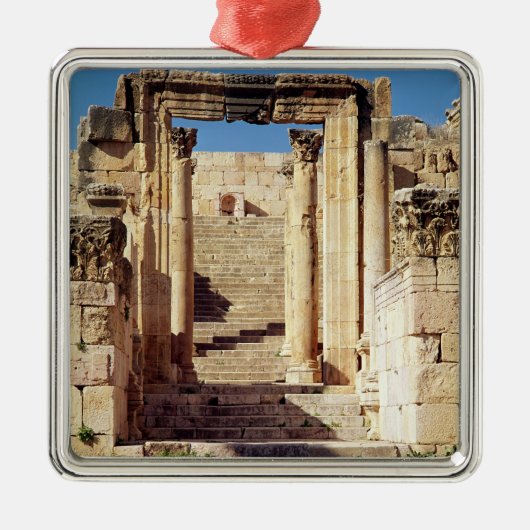 クリスチャンへの入口の眺め メタルオーナメント (正面)