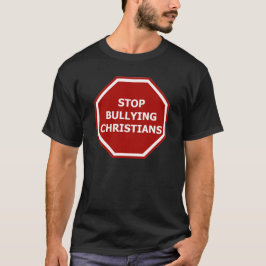 クリスチャンをいじめることを止めて下さい Tシャツ