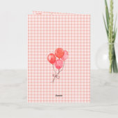 クリスチャンをテーマにした折り畳み誕生日グリーティングカード カード (裏面)