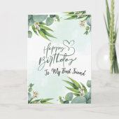 クリスチャンをテーマにした折り畳み誕生日グリーティングカード カード (正面)