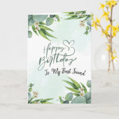 クリスチャンをテーマにした折り畳み誕生日グリーティングカード カード (黄色い花)