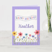 クリスチャンをテーマにした折り畳み誕生日グリーティングカード カード (正面)