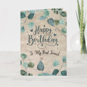 クリスチャンをテーマにした折り畳み誕生日グリーティングカード カード (正面)