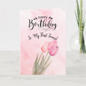 クリスチャンをテーマにした折り畳み誕生日グリーティングカード カード (正面)