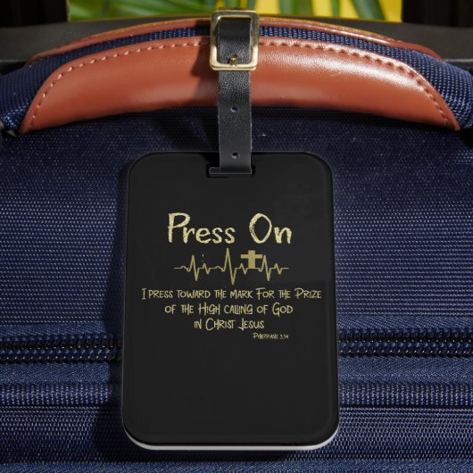 クリスチャンを押し付ける ラゲッジタグ (正面インサイチュ2)