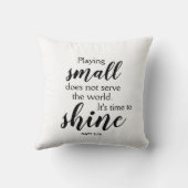 クリスチャンを輝かせる時やる気を起こさせる間 クッション (裏面)