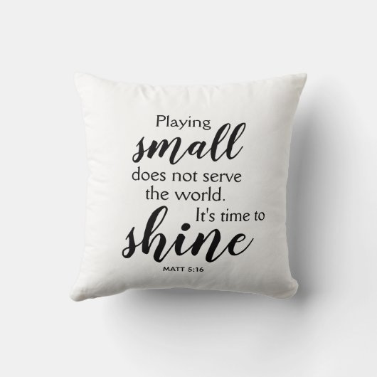 クリスチャンを輝かせる時やる気を起こさせる間 クッション (裏面)