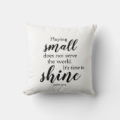 クリスチャンを輝かせる時やる気を起こさせる間 クッション (正面)